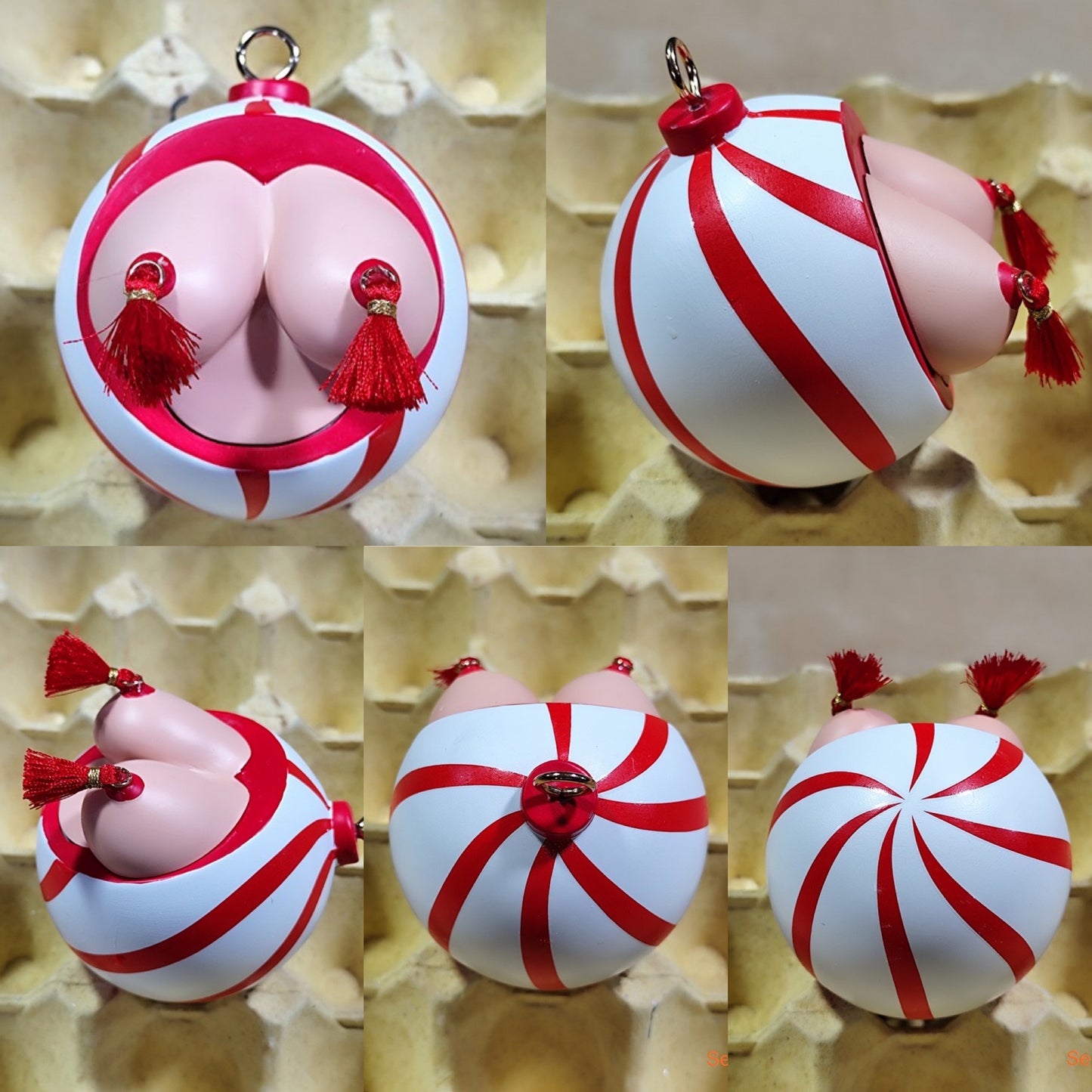 "Peppermint Patty" Official Tit Bits© Ornament